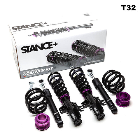 Stance+ Coilovers & Powerflex Non-Adjustable Handling Kit VW Transporter T5/T6