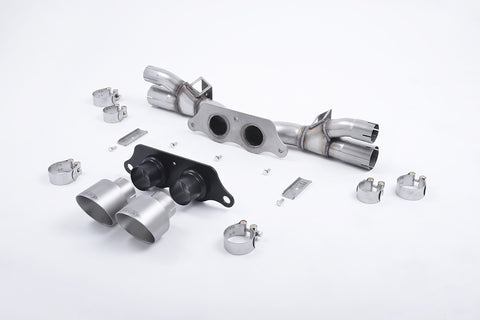 Milltek Cat-back Exhaust - with Titainium GT-100 Trims - 911 - 991.1 GT3 & GT3 RS - 2013-2018 - SSXPO128