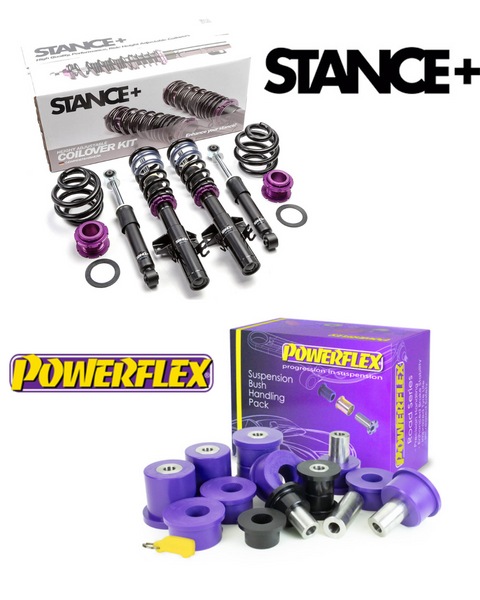 Stance+ Coilovers & Powerflex Non-Adjustable Handling Kit VW Transporter T5/T6