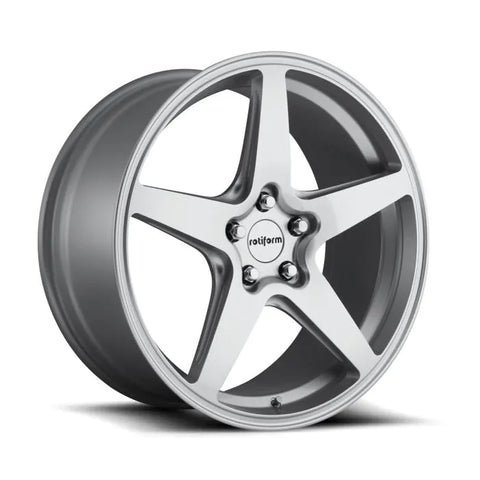 Rotiform WGR 19" 5x120 ET35 Alloy Wheels Gloss Silver Finish in 8.5j / 9.5j / Staggered