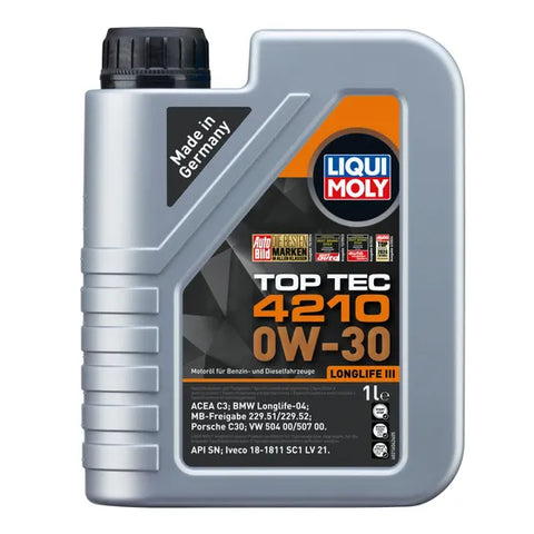 Liqui Moly Top Tec 4210 0W30 Synthetic Technology Engine Oil