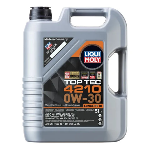 Liqui Moly Top Tec 4210 0W30 Synthetic Technology Engine Oil