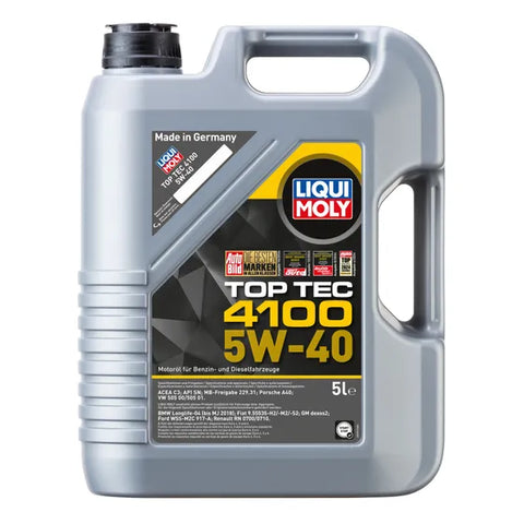 Liqui Moly Top Tec 4100 5W40 Synthetic Technology Engine Oil