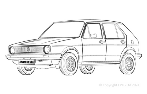Golf MK1 inc Cabriolet (1973 - 1994) (Black Series)