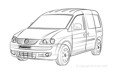 Caddy Mk3 Typ 2K (2004 - 06/2010) powerflex