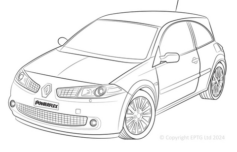 Megane II inc RS 225, R26 and Cup (2002-2008)