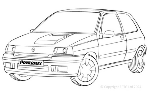 Clio I inc. 16v & Williams (1990-1998)