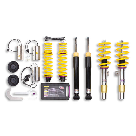 KW Coilover Suspension V1 Inox – BMW 3 E92 M3 & M3 GTS Coupe 2005–2013 (With EDC, Includes Cancellation Kit)