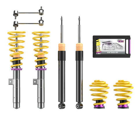 KW Coilover Suspension V2 Inox – Rebound Adjustable Street Performance for BMW E46 M3 Coupe & Convertible 1998-2007