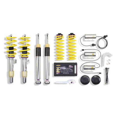 KW Coilover Suspension V3 Inox – BMW 3 E92 M3 & M3 GTS Coupe 2005–2013 (With EDC, Includes Cancellation Kit)