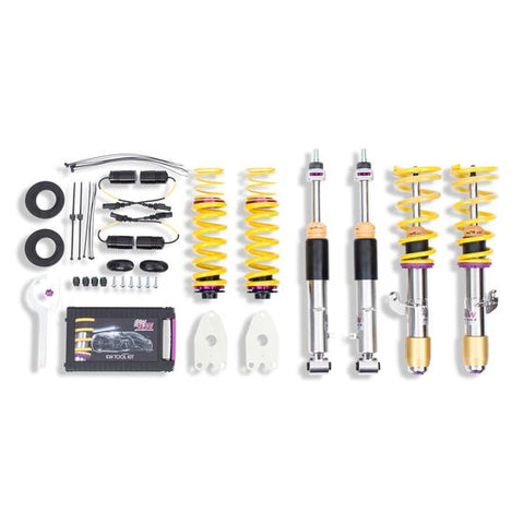 KW Coilover Suspension V3 Inox – BMW F30/F80 M3 & F32/F82 M4 2011–2020 (With EDC, Incl. Cancellation Kit)