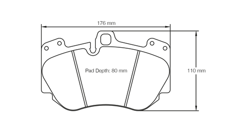 Pagid RSC1 4907 Ceramic Disc Front Brake Pads
