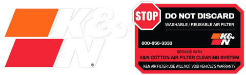 K&N Decal/Sticker Do Not Discard (89-16063-2)