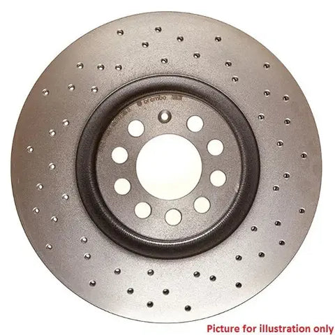 Brembo BREMBO XTRA DRILLED DISC FIAT 240MM SOLID High Performance Brake Disc (Rear)