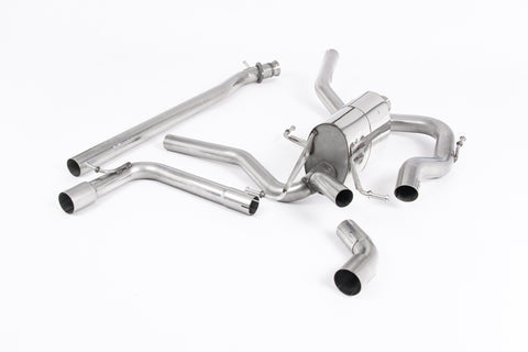 Milltek Cat-back System Non Res for Suzuki Swift Sport 1.4 (Cerakote Black Trims )