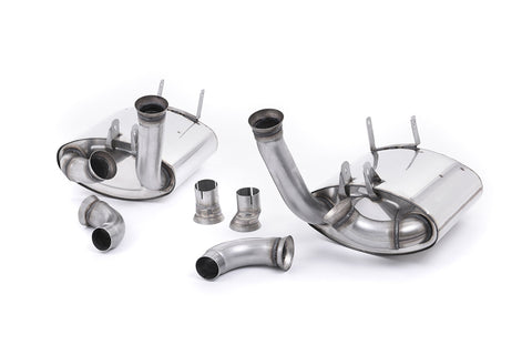Milltek Rear Silencer(s) - Cup version (offers a powerful GT3-like sound). Uses OE tips - 911 - 997.1 Carrera and Carrera S - 2004-2008 - SSXPO031