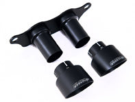 Milltek Tips - Fits with OE rear Silencer - GT-100 Cerakote Black Trims - 911 - 991.2 GT3 & GT3 RS - 2018-2020 - SSXPO132