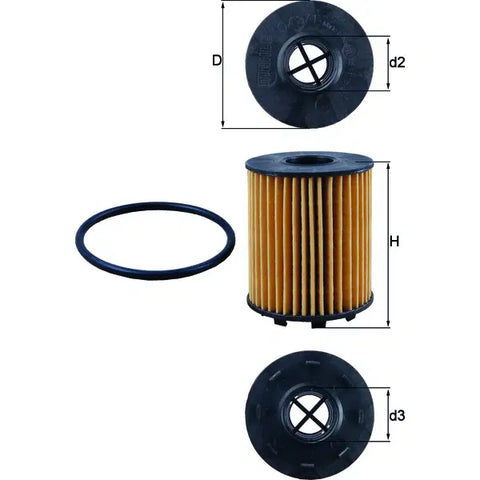 Abarth 500/595/695 Service Kit Mahle (After 13/09/2011)
