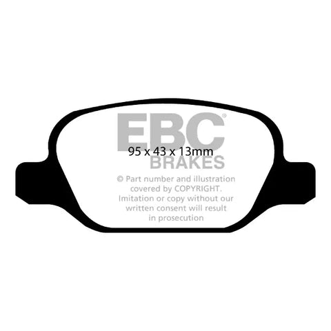 EBC Yellow Stuff DP41338/2R BRAKE PADS (Rear)