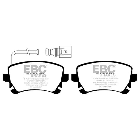EBC Green Stuff EBC BRAKE PADS DP21534 (Rear)